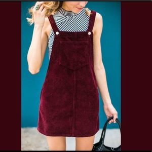 Corduroy mini dress!
